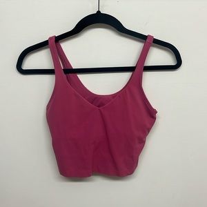lululemon magenta align tank top size 6